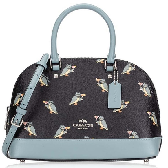Coach Handbags - Coach Party Owl Print Mini Sierra Satchel